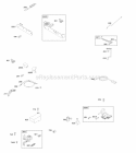Part Location Diagram of 699577 Briggs and Stratton Bracket-Control
